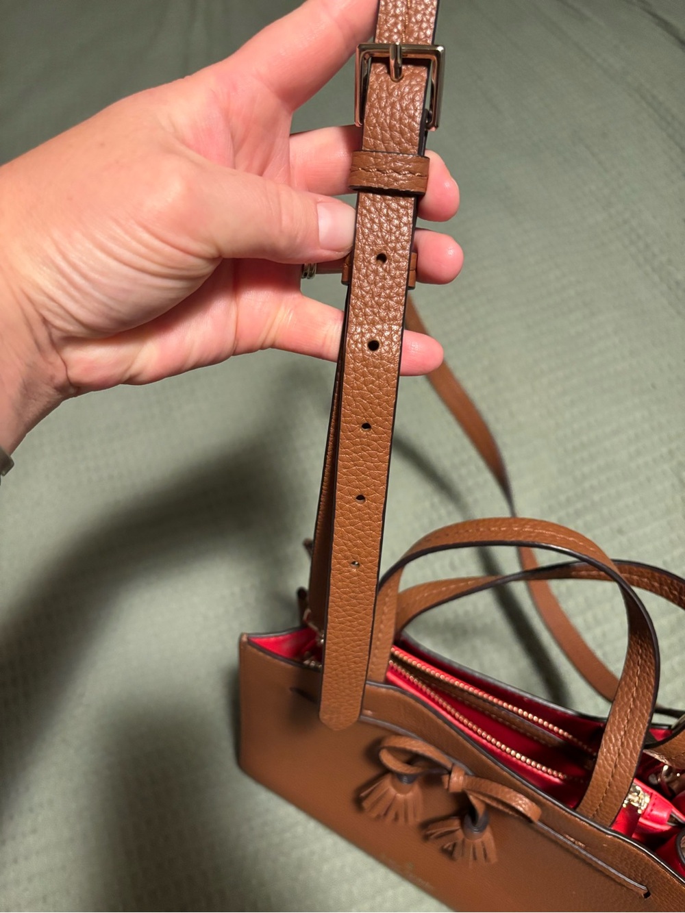 Kate Spade Small Satchel Leather Purse - Picture 4 of 14